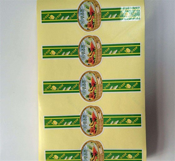 食品不干膠標簽