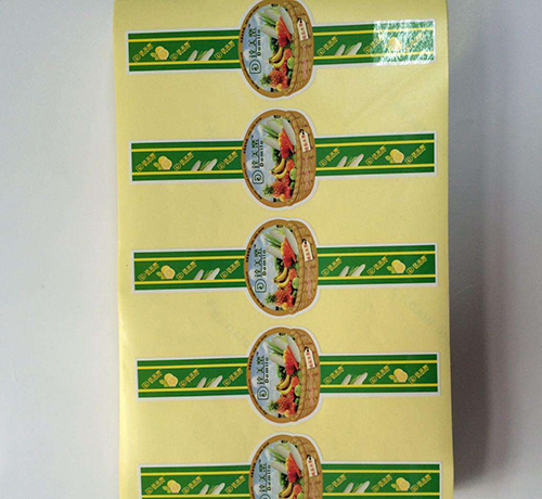 食品不干膠標簽