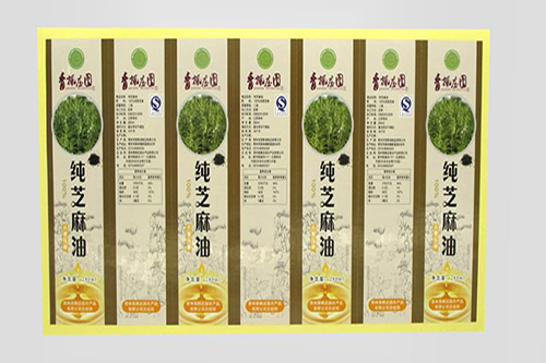 食品不干膠標簽