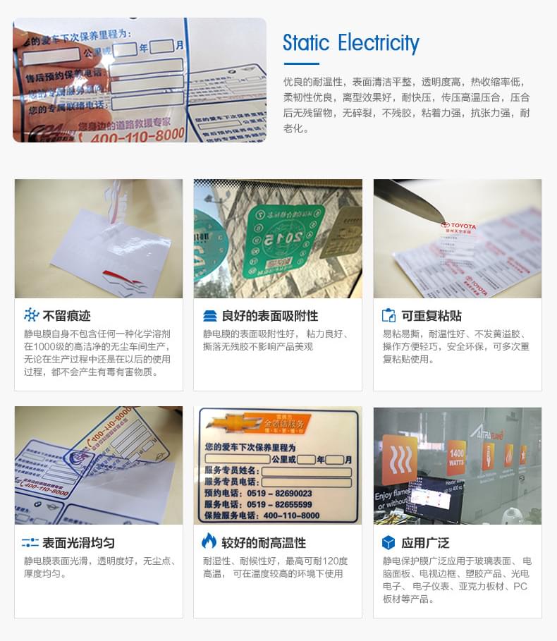 靜電膜貼