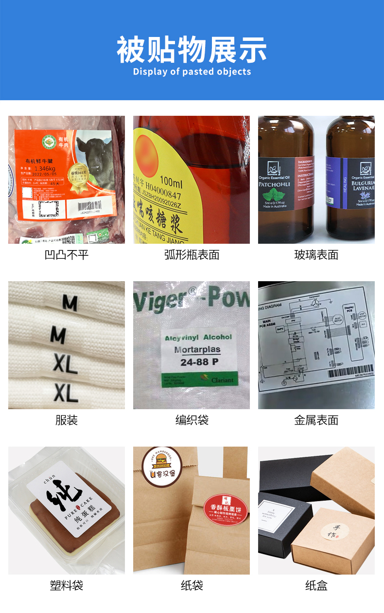 被貼物整體